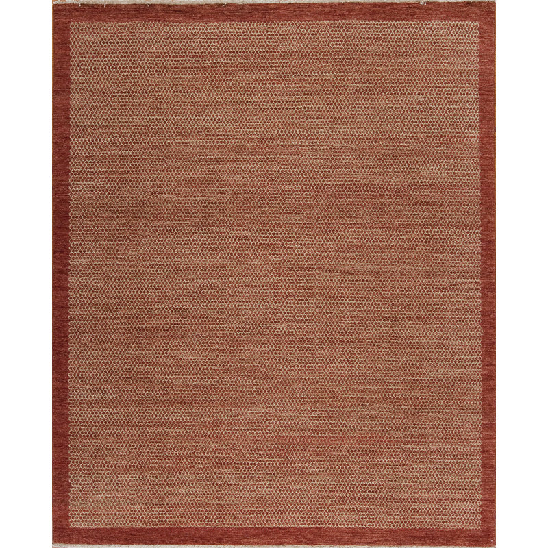 Textures Hand Knotted Wool Indoor Rug, Rectangle 4' x 6'