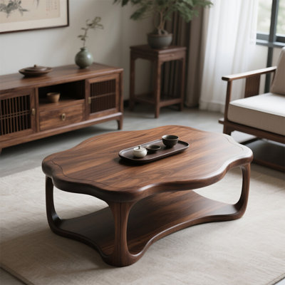 New Chinese-style solid wood coffee table