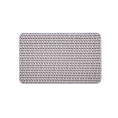 24 X 15 Inches Double Layer Honeycomb Design Cat Litter Mat Non - Slip Urine Proof Suitable For All Types Of Litters Comfortable Cats Trapping Prevents Leakage And Tracking