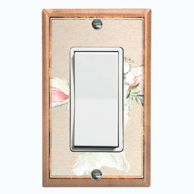 Plaque murale berçante mignonne avec veau