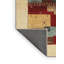Tapis beige/noir/rouge contemporain-1419784817