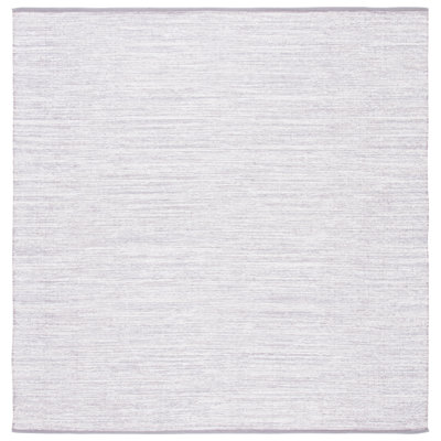 Sos Flat Weave Cotton Solid Color Rug
