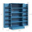 41 po, armoire de cuisine 41 po, bleu, 12 tablettes de porte, 5 tablettes avec rangement réglable pour un rangement optimal, organisation bleue efficace
