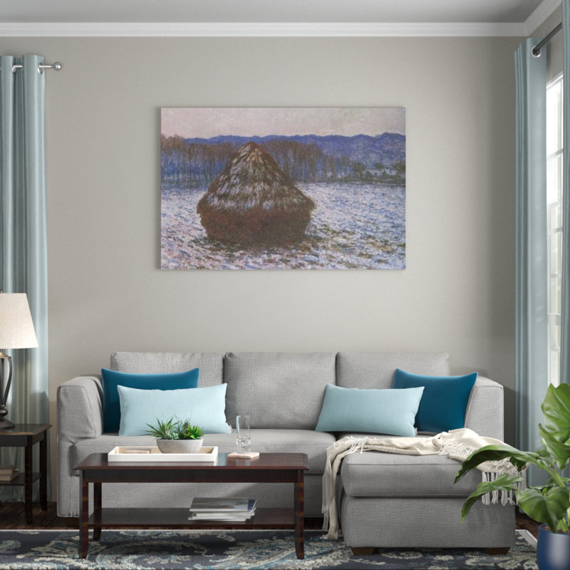 Claude Monet - Wrapped Canvas Painting, 60cm H x 90cm W x 1.8cm D