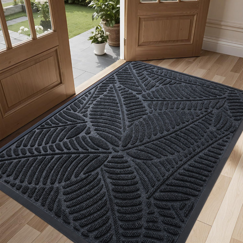 Tapis d'extérieur Welcome Welcome, 17" W x 30" L, Grey