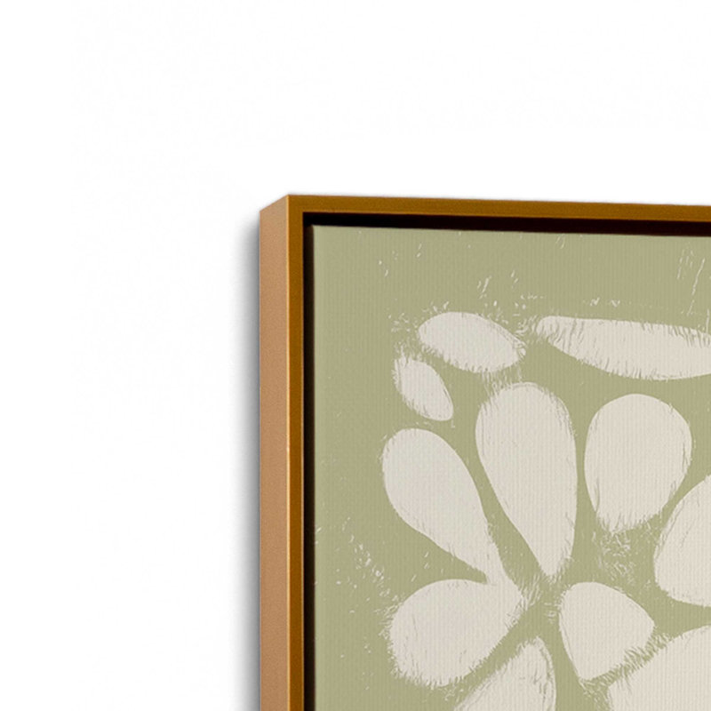 Ensemble de 2 impressions «Whimsy in Bloom», 12 po x 8 po, Cadre flottant doré poli
