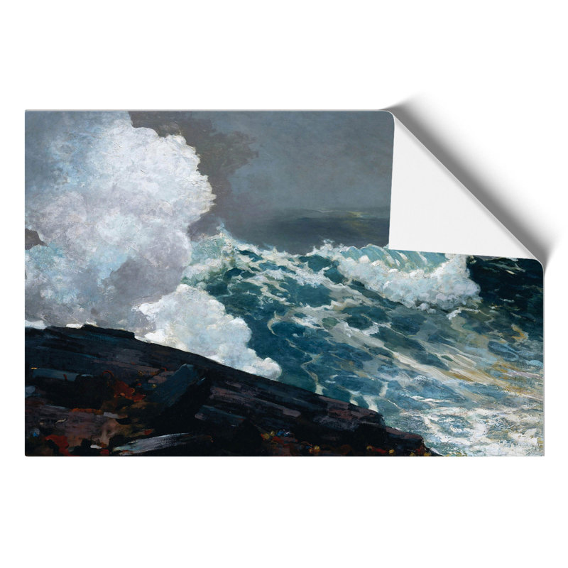 Northeaster by Winslow Homer - No Frame Painting, 42cm H x 59cm W x 0.1cm D