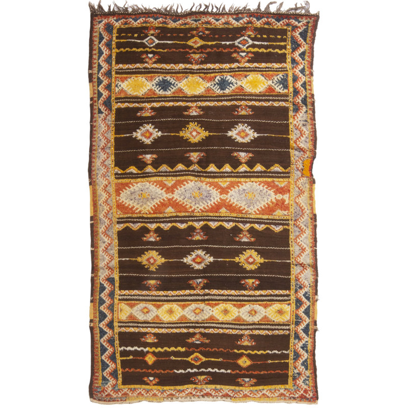 One-of-a-Kind 4'5" X 7'9" Hand Knotted Area Rug