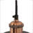 3-Light Black Brass Single Pendant 