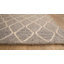 Tapis gris / crème tissé à plat à la main Wexler-367522433