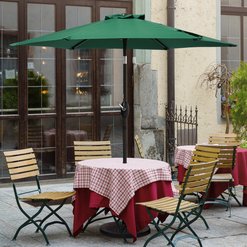 Parasol de marché 90 po Daljeet, Vert foncé