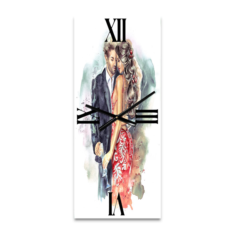 Horloge murale romantique Couple Ith, Petit