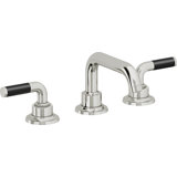 Descanso 8" Widespread Lavatory Faucet with Carbon Fiber Handle and ZeroDrain