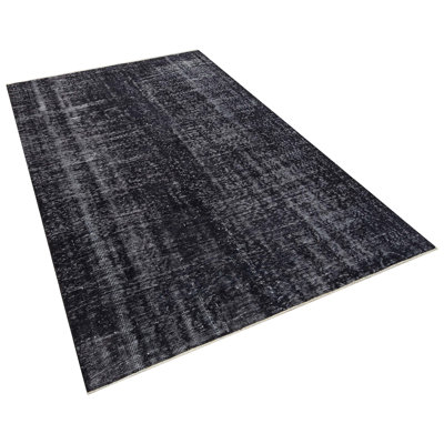 Hull Antique Hand Woven Anthracite Hull Runner Carpet