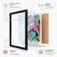 Leopard in Bloom Maximalist 1 Piece Single Picture Frame Wall Art-136642595-136642597