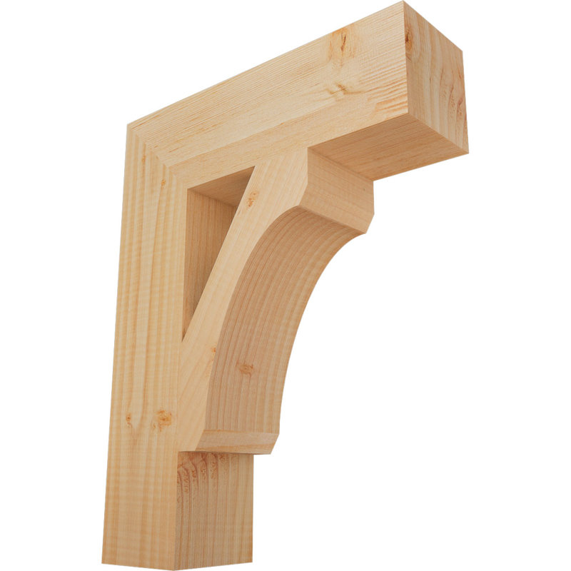 Support en bois rustique Legacy Block, Sapin de Douglas, Lisse, H 18 po x l 3,5 po x P 14 po