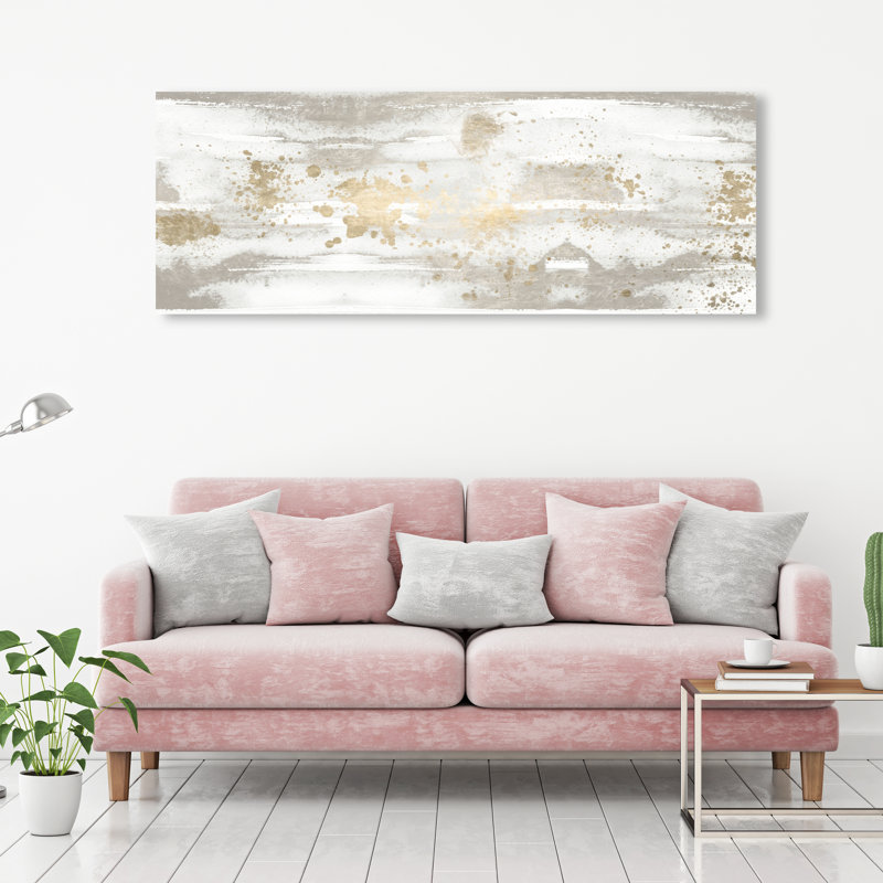 Sun And Rain " Abstract Sun And Rain Dream " Painting Print, Wrapped Canvas, No Frame