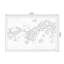 Art mural Mid-Century moderne en tissu pour le salon-134223228