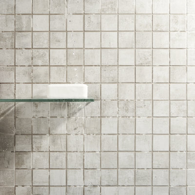 Carreau de mosaïque pour mur et plancher en porcelaine 2 po x 2 po Marken