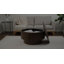 Table basse 31,5 "à piédestal ronde avec rangement - Design moderne en bois-1118540412