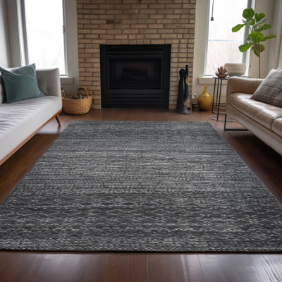 Tapis à rayures intérieur / extérieur lavable à la machine Colman ACN2150