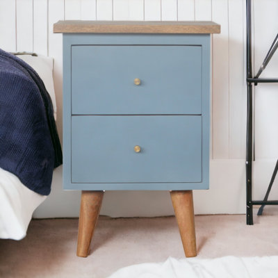 Berumen 35cm W Solid Wood Bedside Table