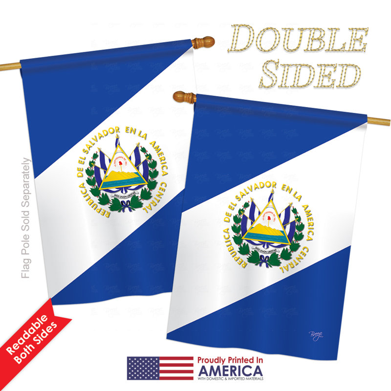 Double Sided Polyester Garden flag, 18.5" H x 13" W