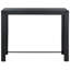 Adhithya Rectangular Metal Outdoor Bar Table , cm W 60.5cm cm D-143519565-143519566