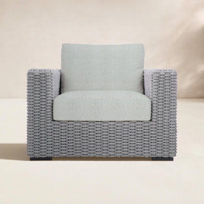 Capri Wicker Outdoor Lounge Chair