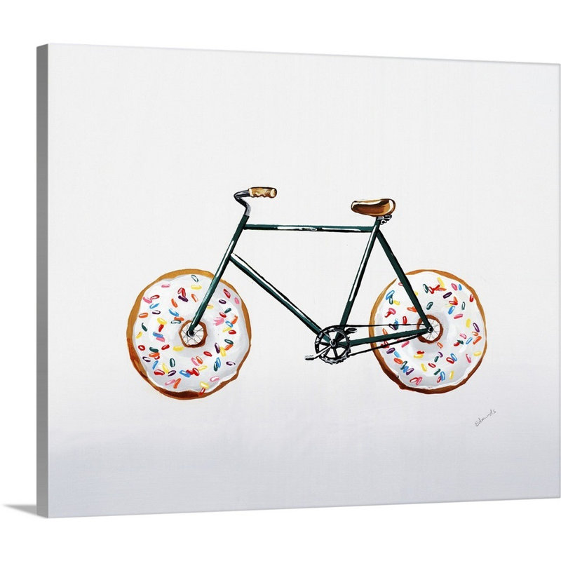 « bouée run i », peinture sur toile, Toile tendue, H 20 po x l 24 po x p 1,25 po