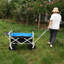 Chariot de plage pliant Wagon Garden (blanc)