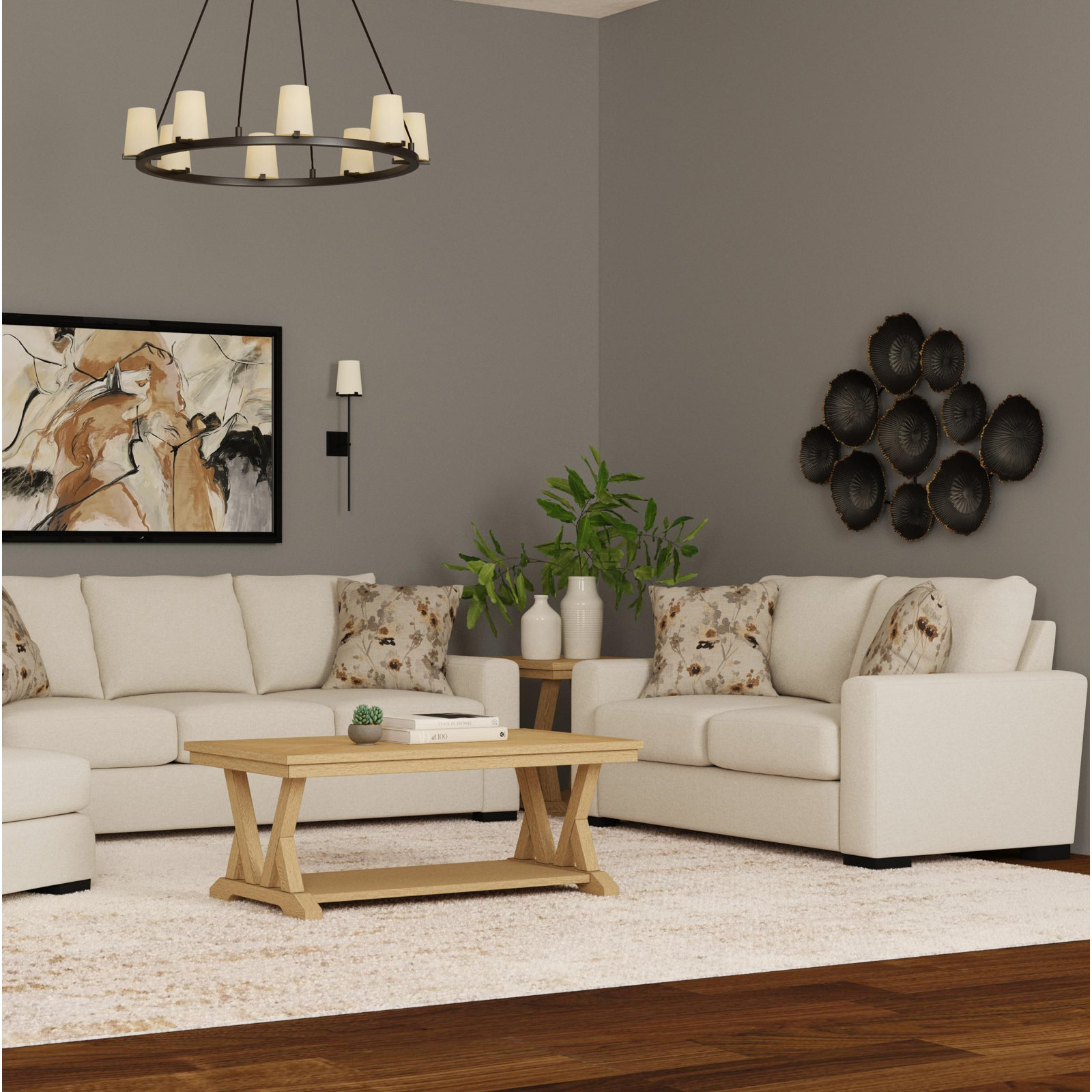Oliver Loveseat, White