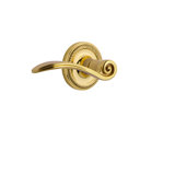 Rope Rosette Privacy (Bed & Bath) with Swan Lever