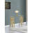 Lusch 60'' Glass Top Console Table-144984373