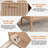 39" Wooden Coffee Table with Drawer