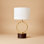 Mid Century Modern Bronze Bedside Table Lamp