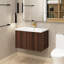 Meuble-lavabo simple 29,5 po avec plateau en résine Margree-2130860152