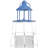 2 Piece Aluminum Tabletop Pillar Set-974711968-974711969