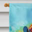 Drapeau de maison hippopotame hippie