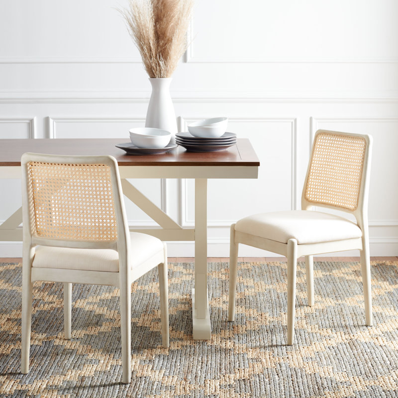 Dinwiddie 19.5'' H Upholstered Armchair, White, White
