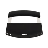 KitchenAid® Mezzaluna Knife with Stainless Steel Curved Blade with Ergonomic Handle, 6 Inch, Black
