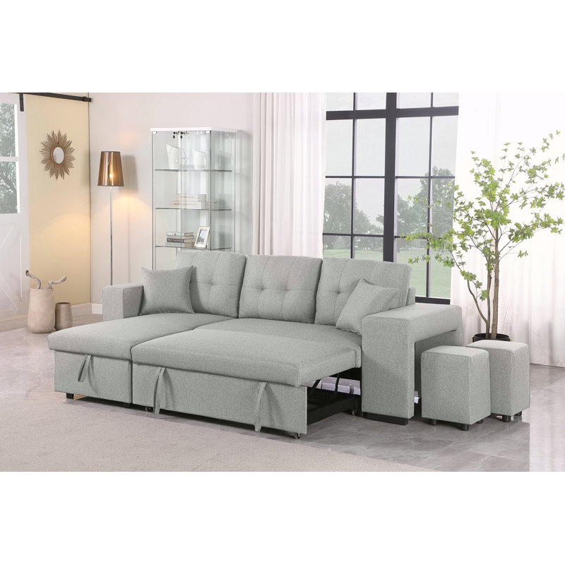 Canapé modulaire réversible avec causeuse coulissante Daniel