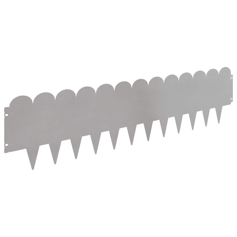 103cm W Steel Lawn Edging, 25cm H x 103cm W