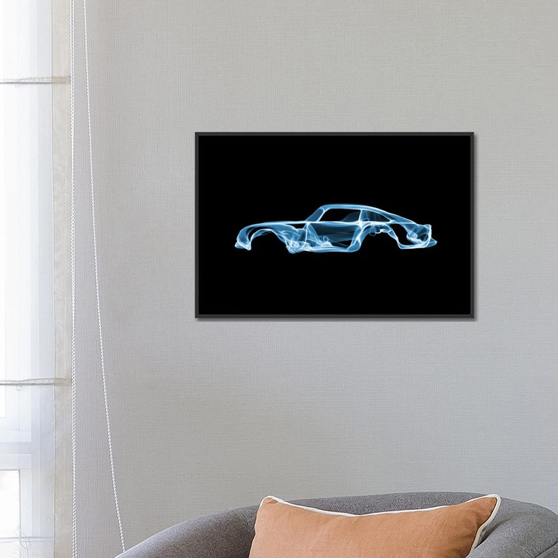« aston martin », impression sur toile tendue, H 12 po x l 18 po x P 1,5 po, Pas de tapis, Toile tendue