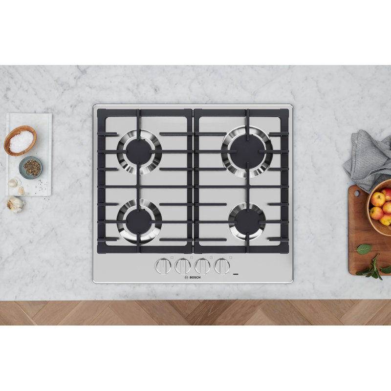 500 Series,24' Gas Cooktop,4 Burner,SS
