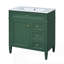Meuble-lavabo de 30 po avec lavabo supérieur-665395096