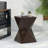 Side Table With Modern Prismatic Shape-1822727594