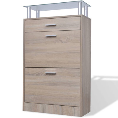 Flip Down Shoe Storage