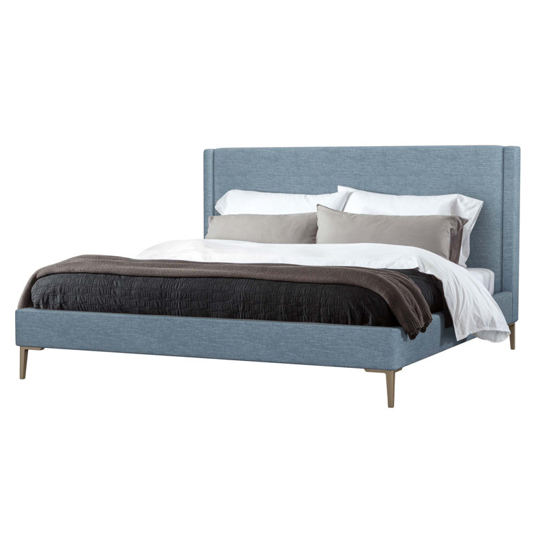 Izzy Upholstered Bed, King, Surf
