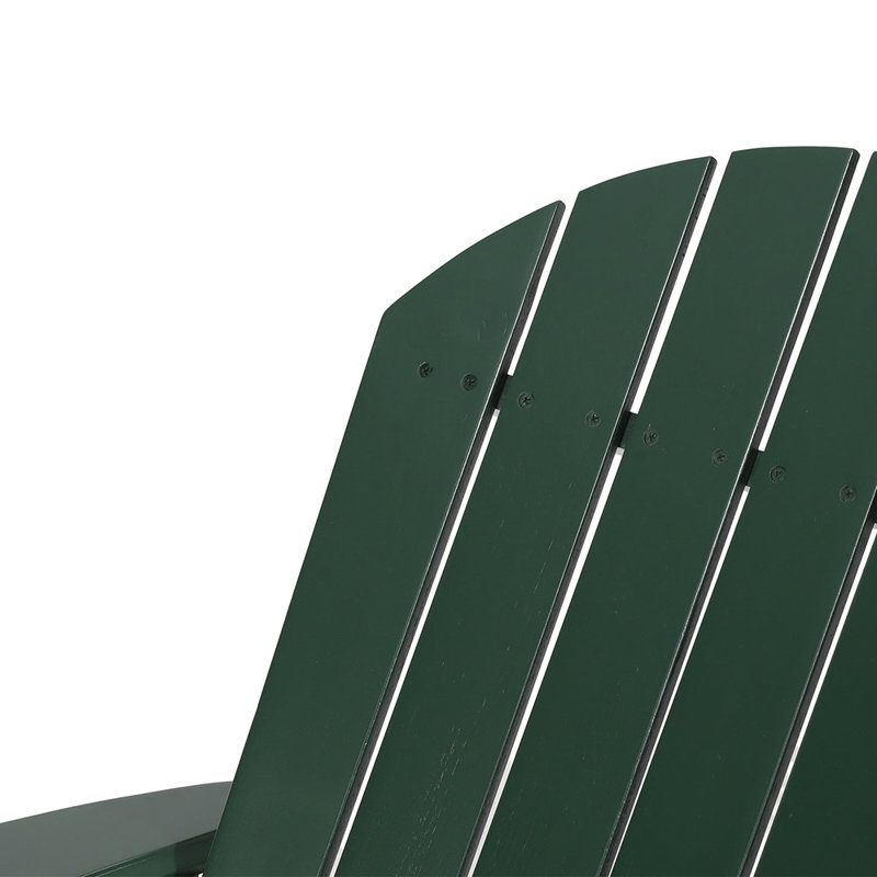 Chaise Adirondack pliante Vejle, Vert foncé